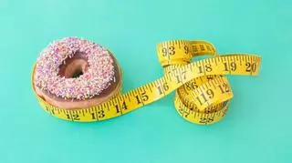 donut, pączek, centymetr, dieta