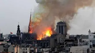 Katedra Notre-Dame. Pożar katedry