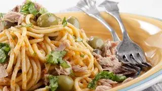 Spaghetti z tuńczykiem