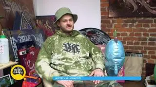 WLK CALII, czyli mistrz w Calliraffiti. "Kaligrafia jest moim sposobem na odnajdywanie szczęścia i radości"