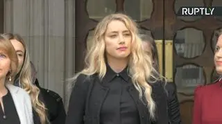 Amber Heard przed brytyjskim sądem: "Wolałabym, żeby mnie tu nie było"
