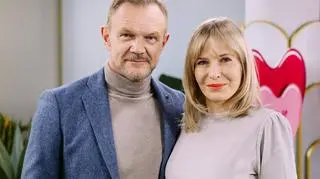 Cezary Pazura z żoną