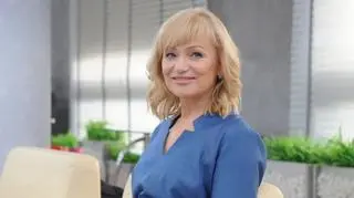 Katarzyna Żak onieśmielona posturą kolegi. "Wydawało mi się, że mój mąż jest dużym mężczyzną"