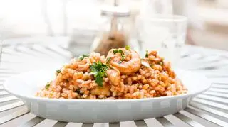 Rissotto z krewetkami