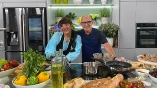 Bruschetta z brokułami i zabaione z wiśniami, czyli włoska fiesta Cristiny Catese i Andrzeja Krzywego