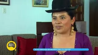 Najsłynniejsza reporterka Cholita z Boliwii: "Mam nadzieję, że nasi mężczyźni zrozumieją, że mamy takie same prawa"
