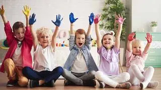 Dzieci w przedszkolu 