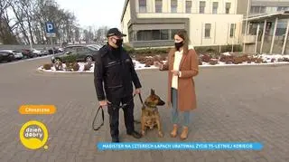 Choszczno. Policyjny pies uratował życie 75-letniej kobiecie