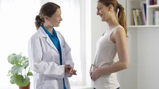 Kobieta w ciąży u lekarza