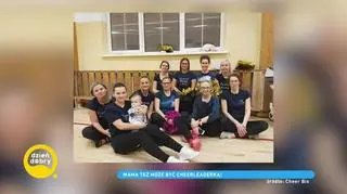 Cheerleaderki z Biskupca zachęcają inne mamy do aktywności