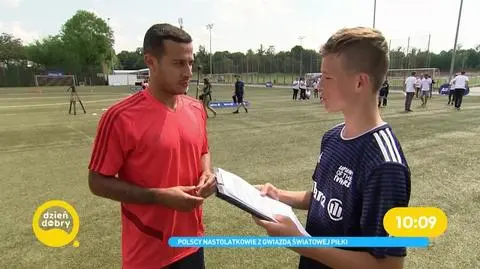 Polscy nastolatkowie z gwiazdą światowej piłki
