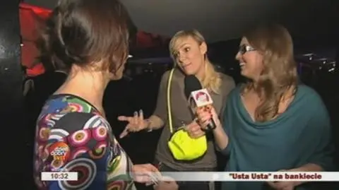 Na bankiecie "Usta usta"