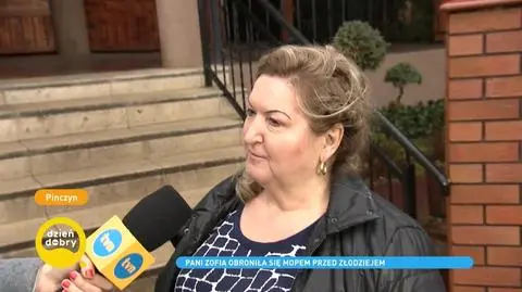 Napad na sklep w Pinczynie. Właścicielka przepędziła złodzieja mopem