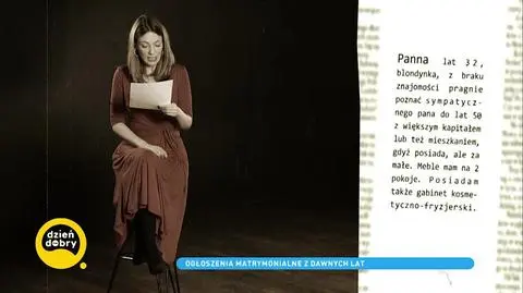 W poszukiwaniu miłości. Ogłoszenia matrymonialne z dawnych lat