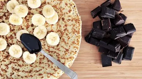 Naleśniki z bananami - przepis, z serem, jak zrobić? | Dzień Dobry TVN