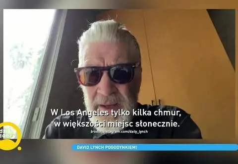 David Lynch zainspirował się Bartkiem Jędrzejakiem? Znany reżyser został prezenterem pogody | Dzień Dobry TVN