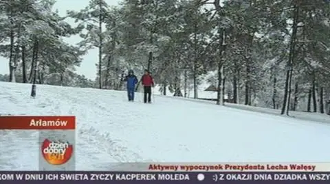 Aktywny wypoczynek Lecha Wałęsy