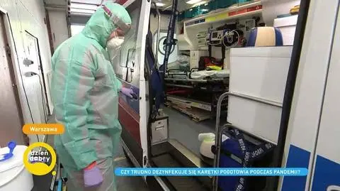 Jak wygląda dezynfekcja karetki pogotowia?