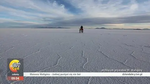 Mateusz Waligóra przejedzie Salar de Uyuni. Ta pustynia solna jest największym naturalnym lustrem na świecie