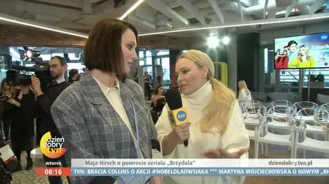 Maja Hirsh o powrocie "Brzyduli"