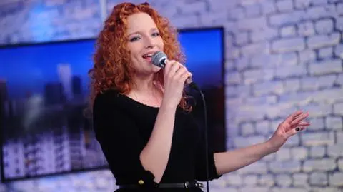 Olga Barej na scenie Dzień Dobry TVN