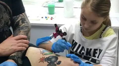 Nadia Latusek to najmłodsza tatuatorka w Polsce. Ma 11 lat. Gdzie tatuuje?