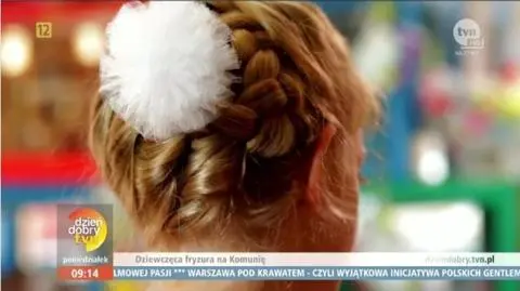 Komunijne fryzury dla dziewczynek