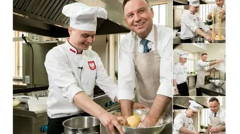 Prezydent Andrzej Duda przygotowuje wielkanocne baby!