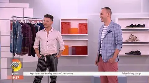 Adam dorzucił do szafy Krystiana szczyptę ekstrawagancji