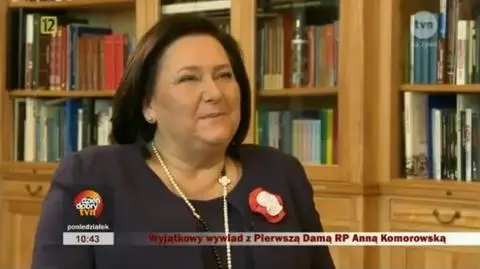 Pierwsza Dama RP: " Ważne jest, by była biel i czerwień"