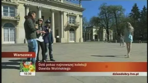 Przed pokazem Dawida Wolińskiego