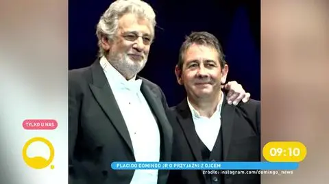 Placido Domingo jr o przyjaźni z ojcem: "Mamy bardzo dobrą relację, wiem, że ojciec zawsze mnie wesprze"