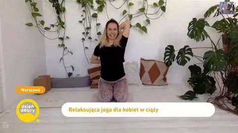 Relaksująca joga dla kobiet w ciąży. Ćwiczenia z Basią Tworek