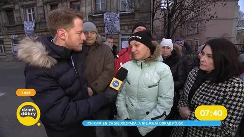 Łódź: kamienica może runąć, mieszkańcy odmawiają przeprowadzki