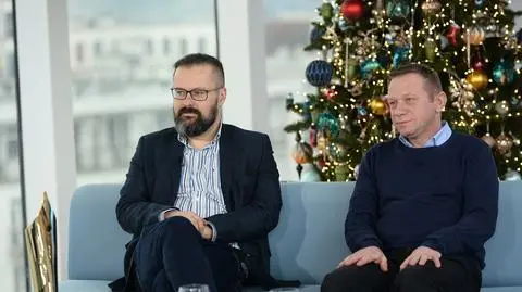 Dziennikarze TVN Bertold Kittel i Grzegorz Głuszak z nagrodami Grand Press 2018