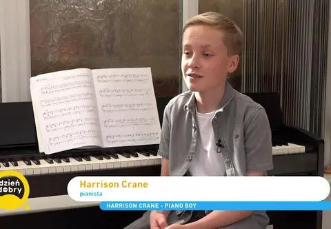Harrison Crane zachwyca grą na pianinie. Niezwykły talent nastoletniego Brytyjczyka
