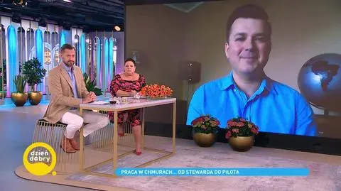 Michał Kostka - steward, który postanowił zostać pilotem