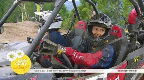Dominika Tajner. Po off-roadowym rajdzie złapała dystans do życia