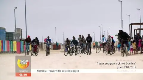 Rowery odmieniły życie Namibijczyków
