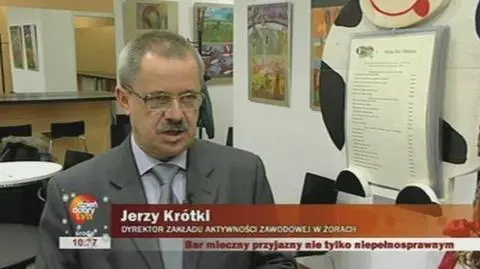 Bar mleczny przyjazny osobom niepełnosprawnym