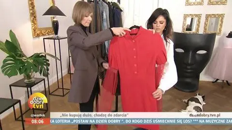 Garderoba Kasi Stankiewicz. W ubraniach chodzi aż do zdarcia