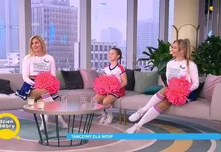 Cheerleaderki wspierają WOŚP. Tancerki wystawiły trening na licytację