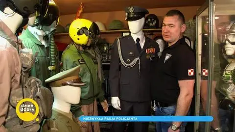 Radosław Szukała. Policjant, który kolekcjonuje fotele katapultowe