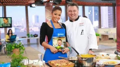 Patrycja Kazadi w kuchni Roberta Sowy
