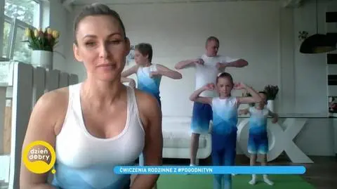 Marta Poznysz trenuje akrobatykę. #PogodniTVN i ich rodzinne ćwiczenia