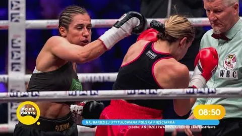 Ewa Piątkowska - mistrzyni świata w boksie pracuje na lotnisku. Obecnie ze sportu nie mogłaby się utrzymać