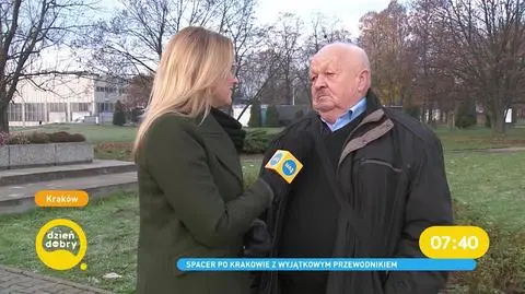 Bezdomny pan Tadeusz oprowadzał po Nowej Hucie. Przyszły tłumy