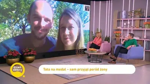 Tata na medal - sam odebrał poród partnerki: "Poczuliśmy moc, że możemy to zrobić w domu"
