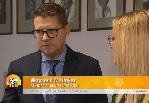 Wojciech Malajkat i jego porządki na Akademii Teatralnej