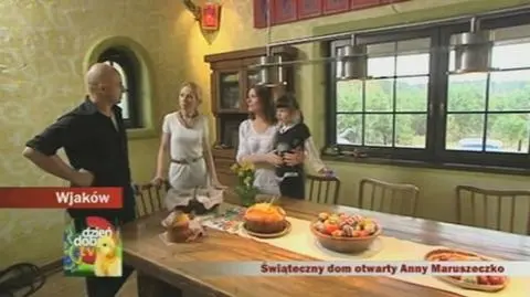 Świąteczny dom Anny Maruszeczko